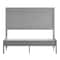 Flash Furniture Gray Full Wooden Platform Bed with Headboard MG-09003FB-F-GRYWSH-GG - alternate 9